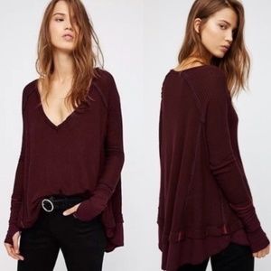Free People Laguna Thermal Top XS